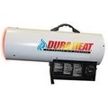 Dura Heat GFA125A Forced Air Heater, 70,000/85,000/125,000 Btu, 3200 sq-ft Heating Area, Liquid Propane, White GFA125A